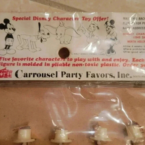 Vintage Disney Party Pick Candleholders Birthday Cake Cupcake 20 - Picture 6 of 7